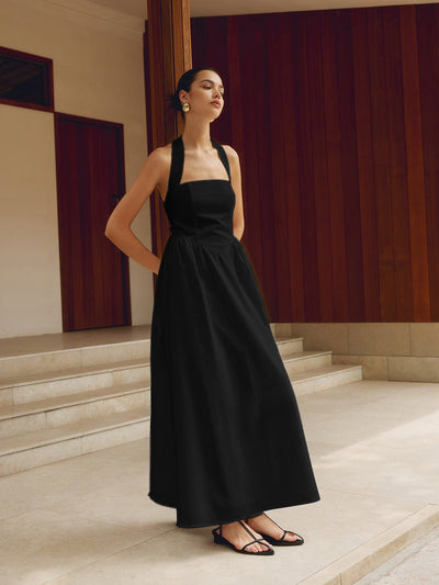 Lange Halterjurk | Elegante Maxi-Jurk