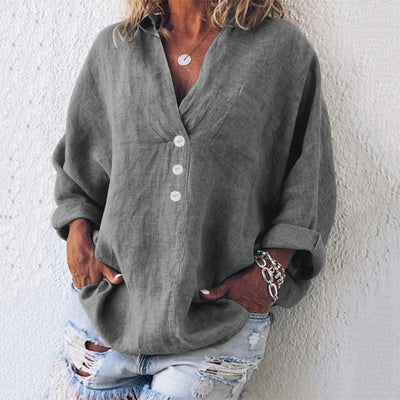 Luchtige Linnen Blouse | Casual En Stijlvol