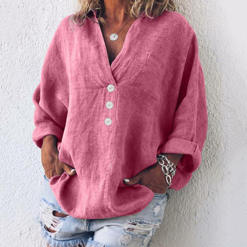 Luchtige Linnen Blouse | Casual En Stijlvol