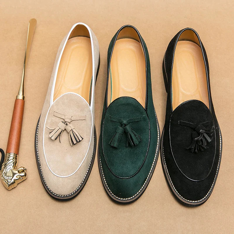 Luxe Suède Loafers | Elegante Hereninstappers