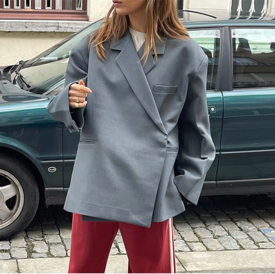 Oversized Asymmetrische Blazer | Trendy En Elegant