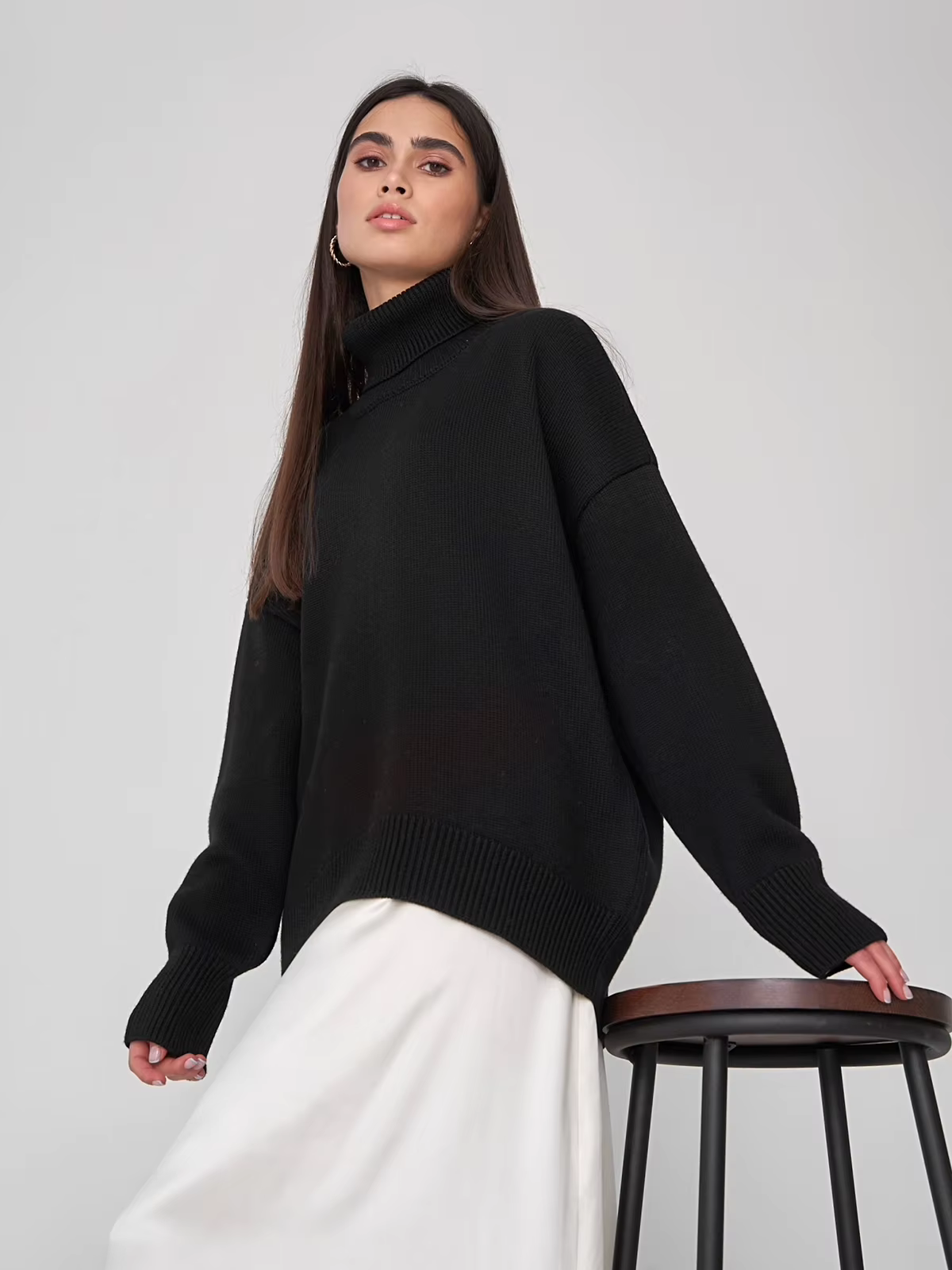 Oversized Coltrui Dames | Warme En Stijlvolle Trui