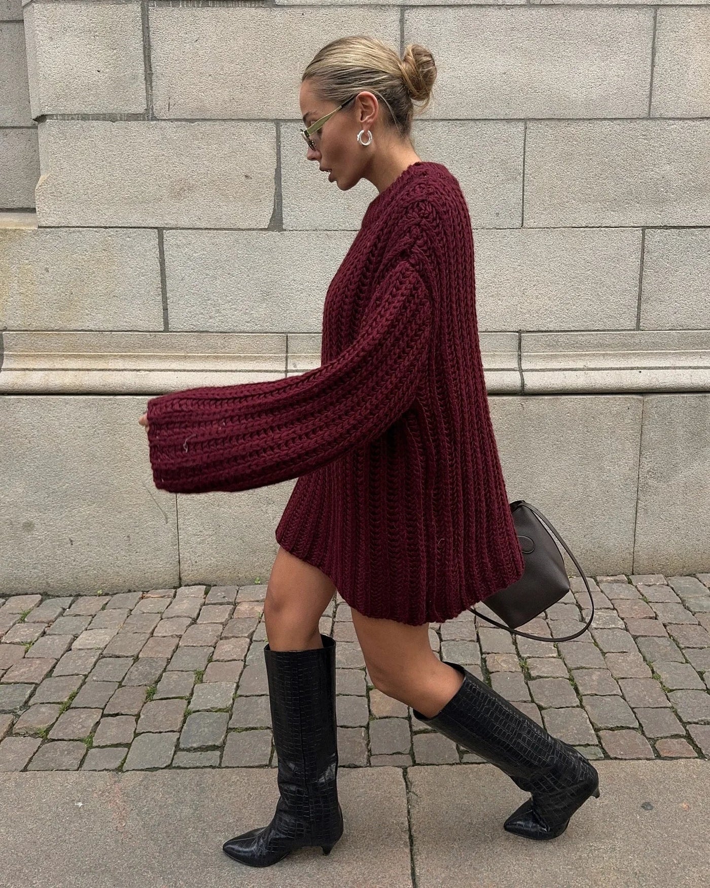 Oversized Gebreide Trui Jurk | Warm & Stijlvol