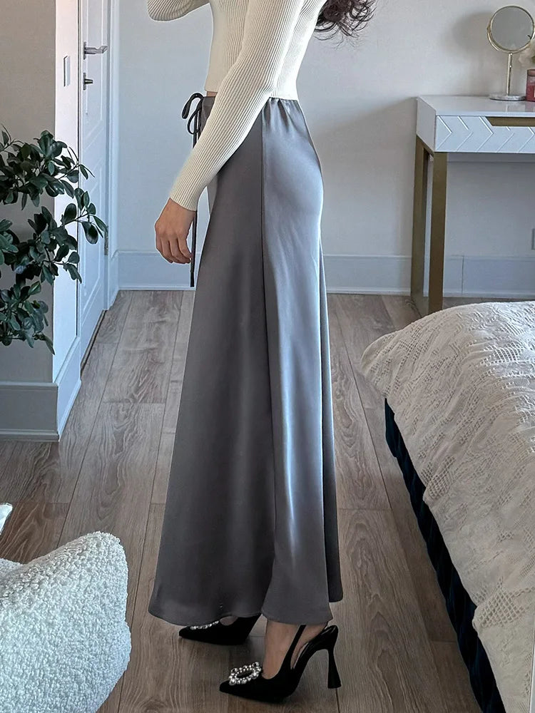 Satijnen Maxi Rok | Elegant En Comfortabel