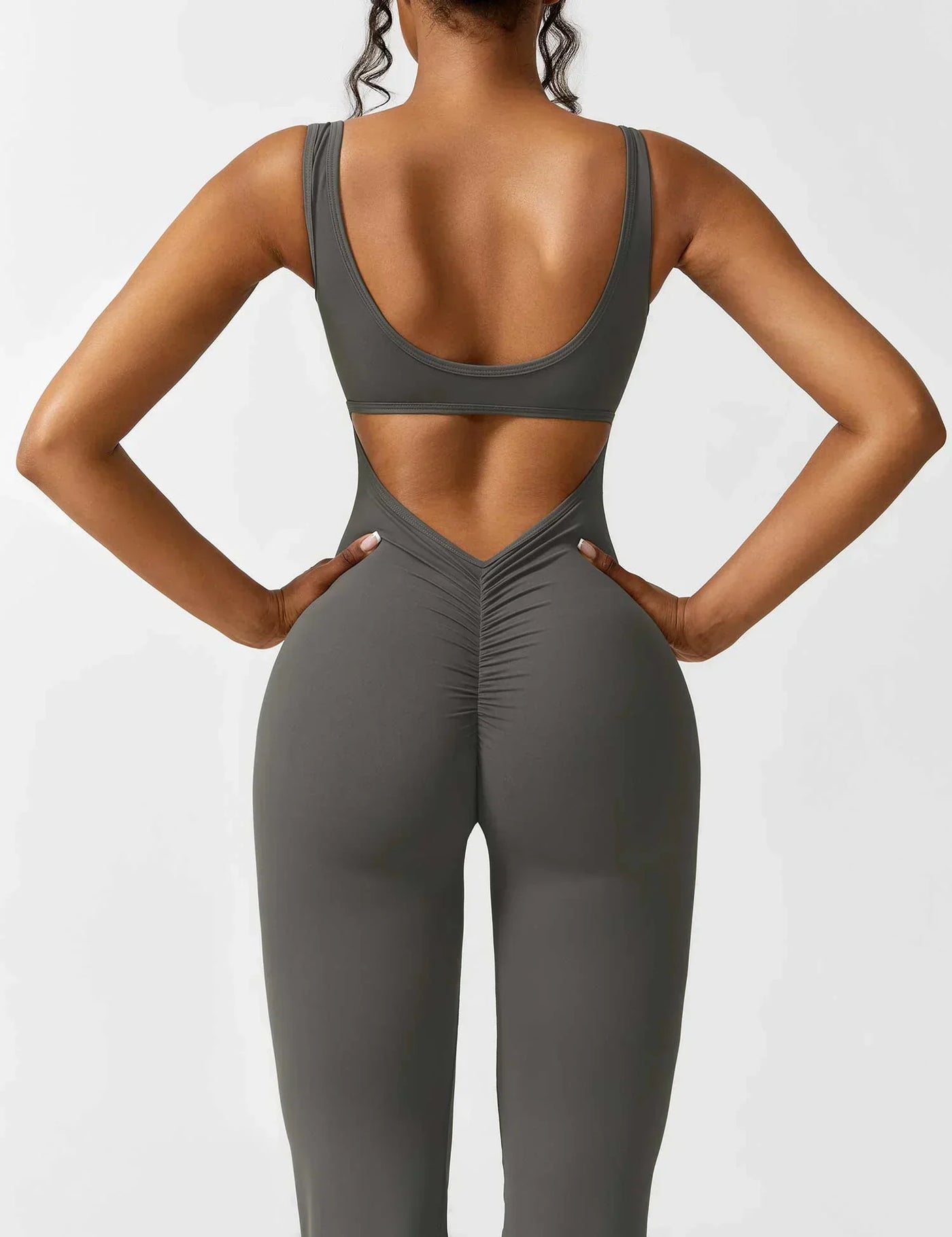 Sportieve Jumpsuit | Flatterende Pasvorm En Open Rug