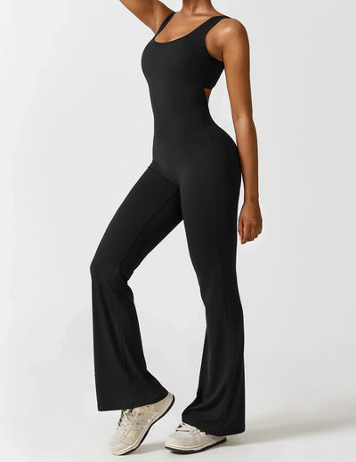 Sportieve Jumpsuit | Flatterende Pasvorm En Open Rug