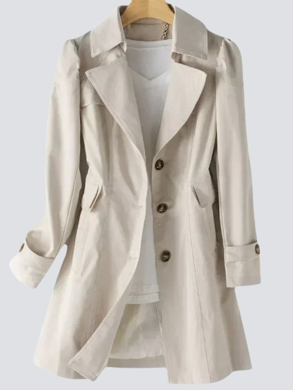 Stijlvolle Dames Trenchcoat | Elegant En Waterafstotend