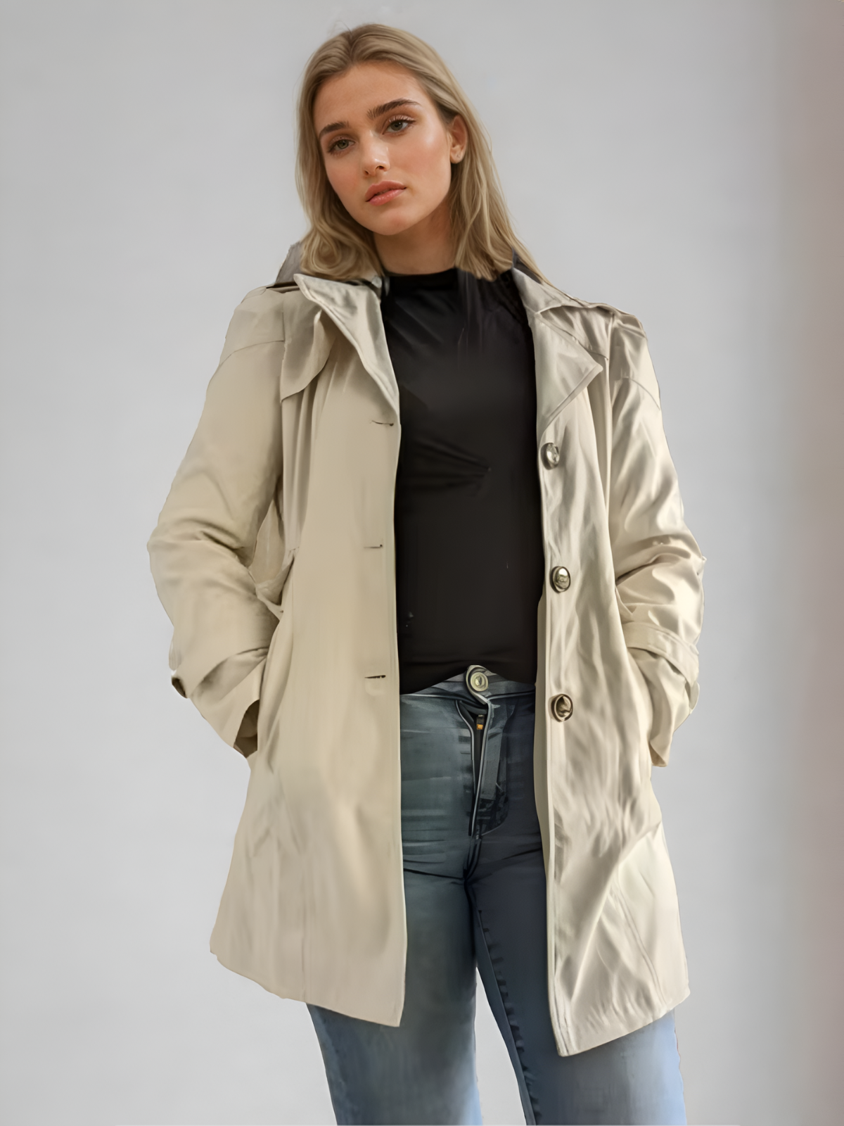 Stijlvolle Dames Trenchcoat | Elegant En Waterafstotend