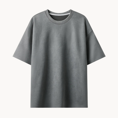 Suède-Look T-Shirt | Stijlvol En Comfortabel