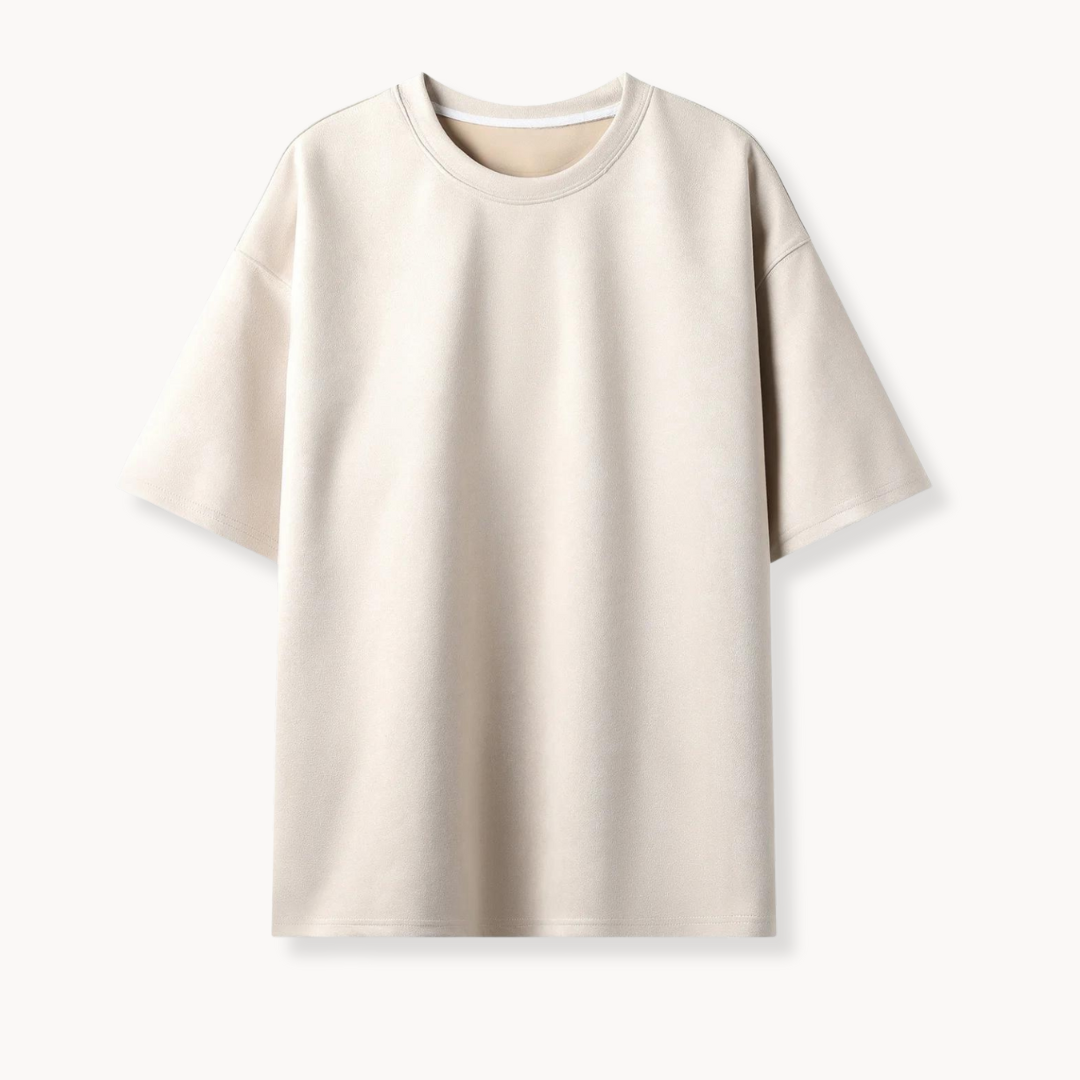 Suède-Look T-Shirt | Stijlvol En Comfortabel