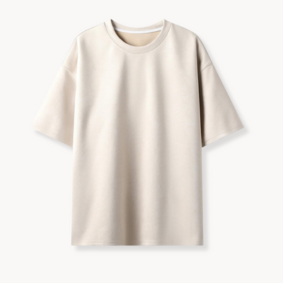 Suède-Look T-Shirt | Stijlvol En Comfortabel