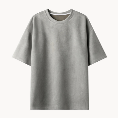 Suède-Look T-Shirt | Stijlvol En Comfortabel