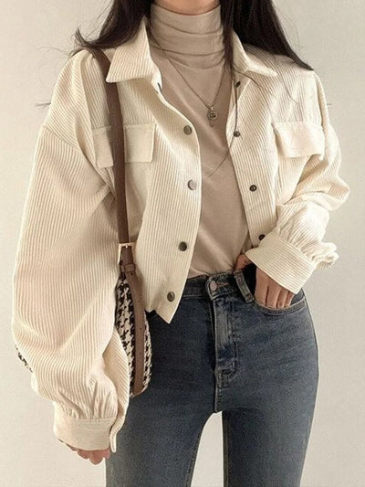 Trendy Corduroy Blouse | Oversized En Comfortabel