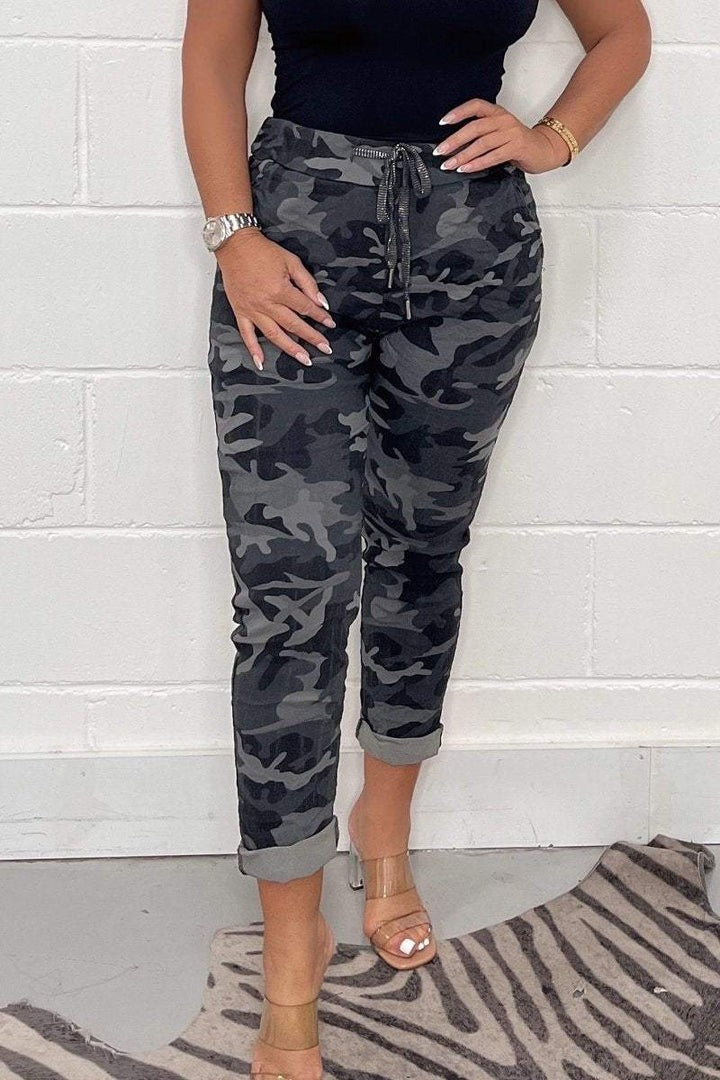 Trendy Dames Joggingbroek | Camouflage & Dierenprint