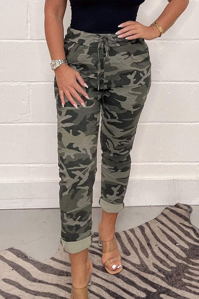 Trendy Dames Joggingbroek | Camouflage & Dierenprint