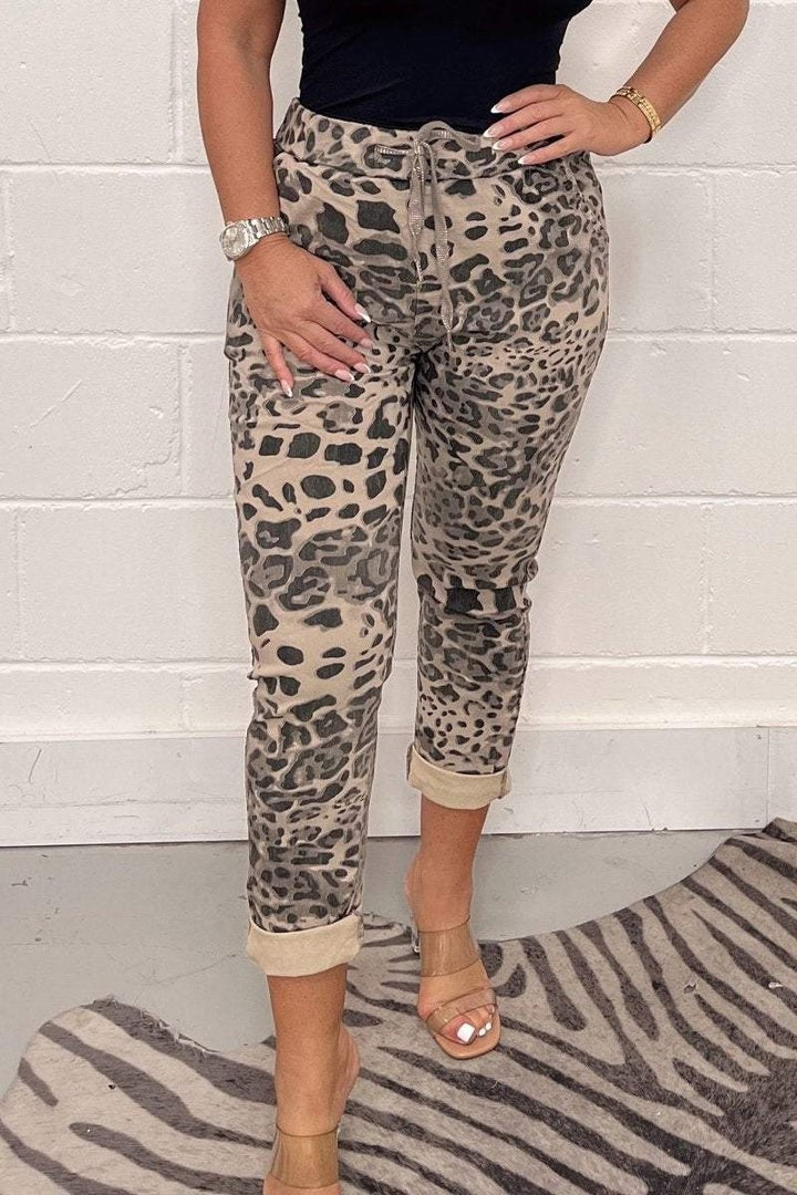 Trendy Dames Joggingbroek | Camouflage & Dierenprint