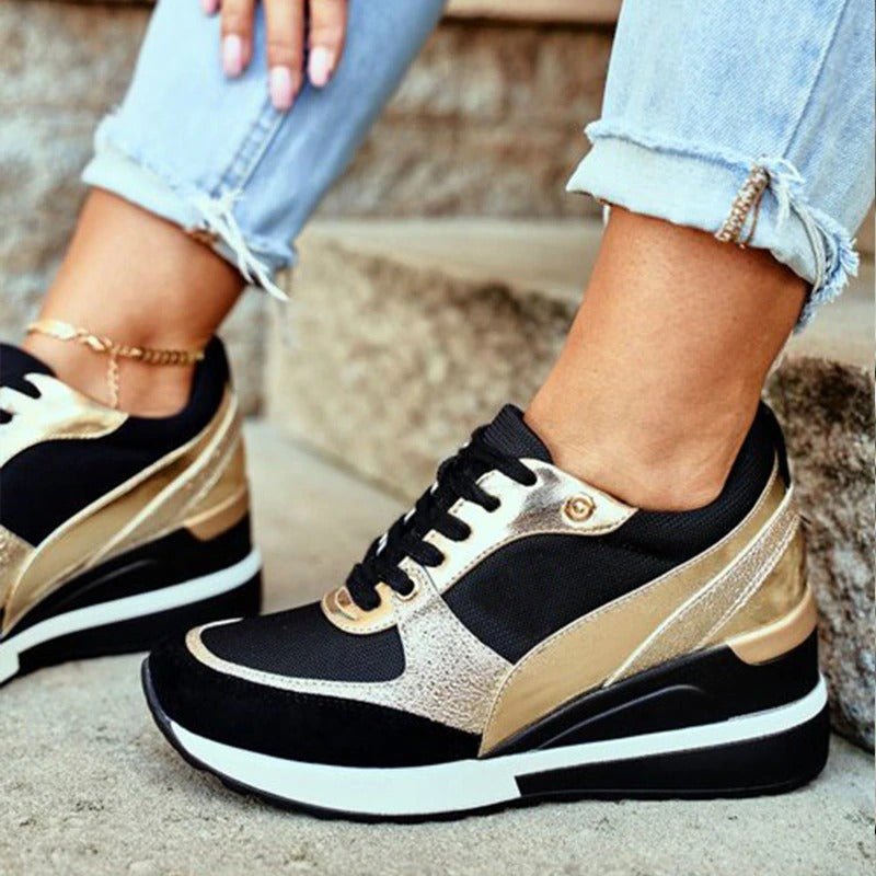 Trendy Dames Sneakers | Modieuze Wedge Zolen