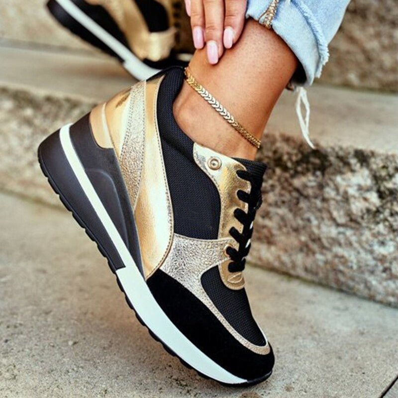 Trendy Dames Sneakers | Modieuze Wedge Zolen