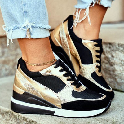 Trendy Dames Sneakers | Modieuze Wedge Zolen