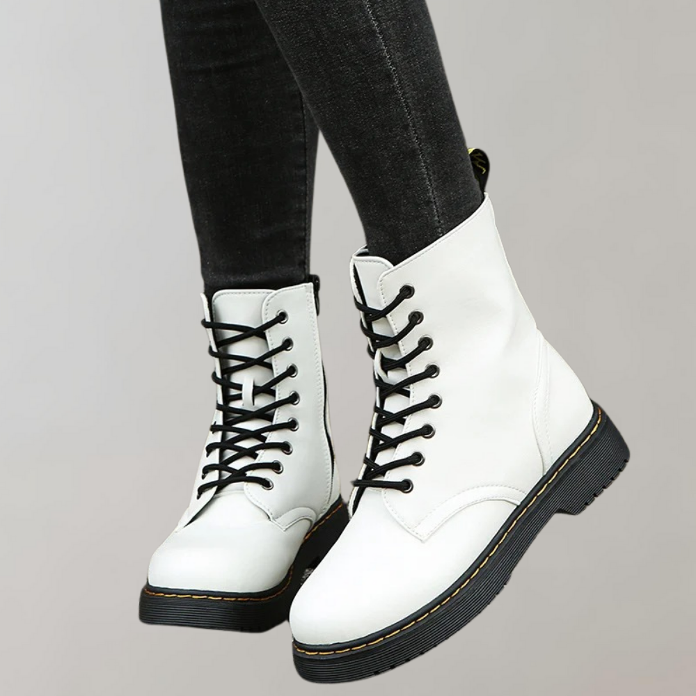 Trendy Dames Veterboots | Comfortabele Enkelboots