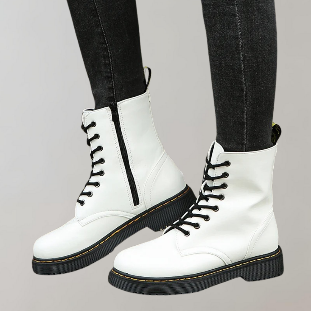 Trendy Dames Veterboots | Comfortabele Enkelboots