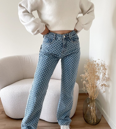 Trendy Denim Jeans | Uniek Patroon