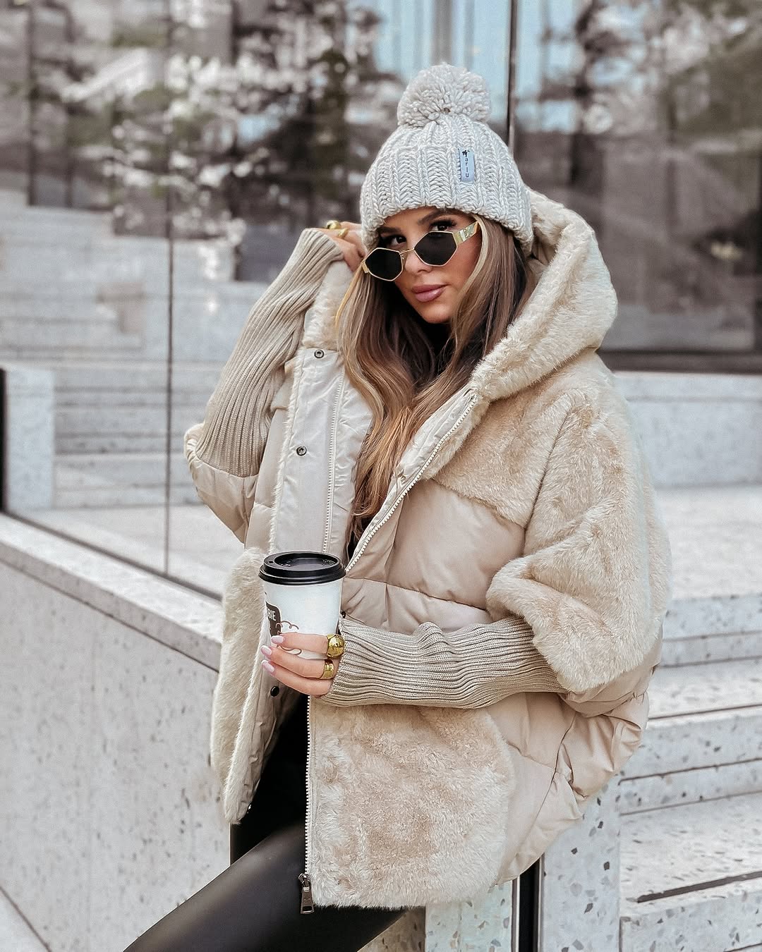 Trendy Gewatteerde Jas | Warme Oversized Look