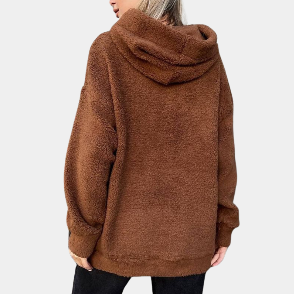 Warme Teddy Hoodie | Zachte Fleece Comforthoodie