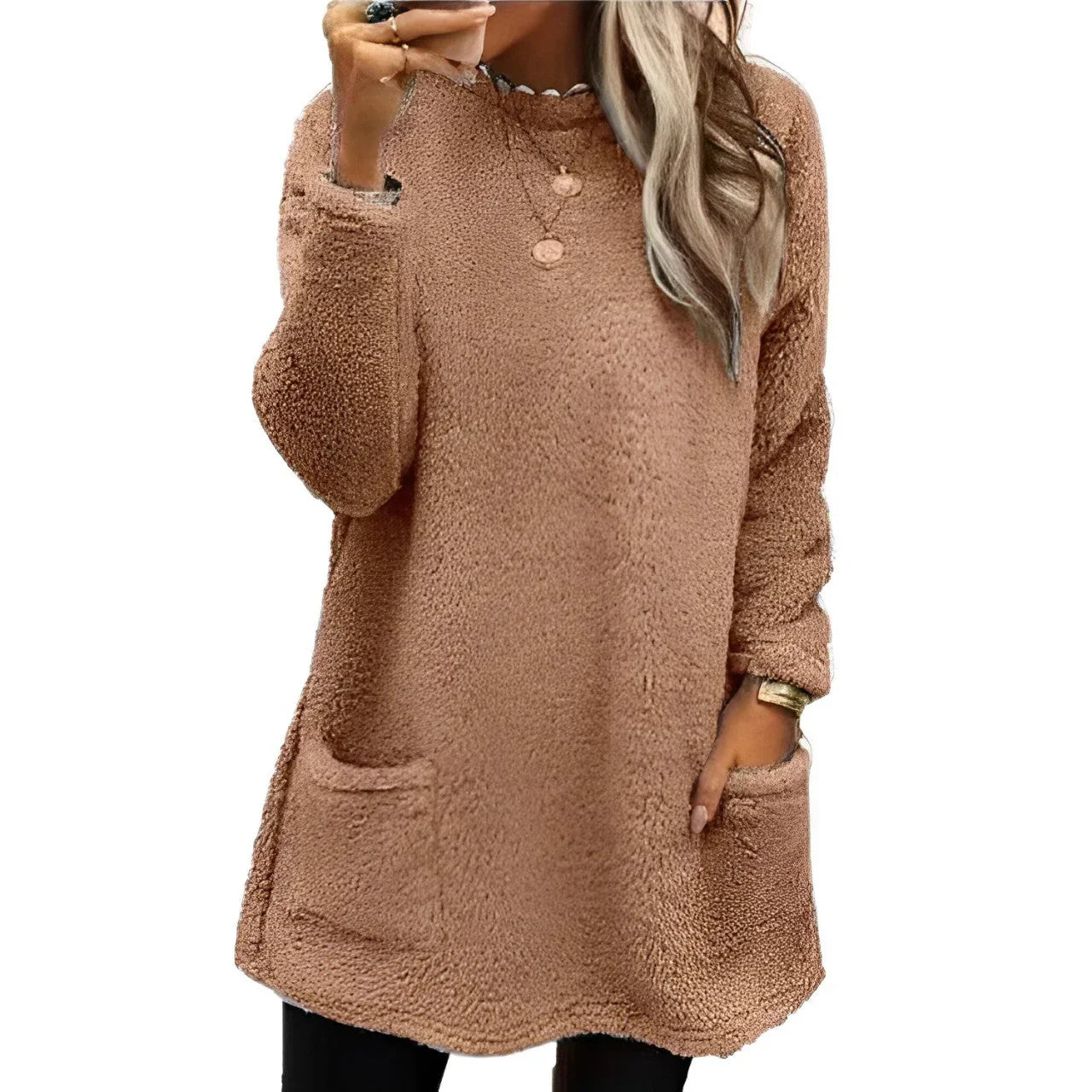 Zachte Fleece Trui | Warme Lounge Look