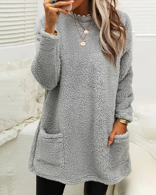 Zachte Fleece Trui | Warme Lounge Look